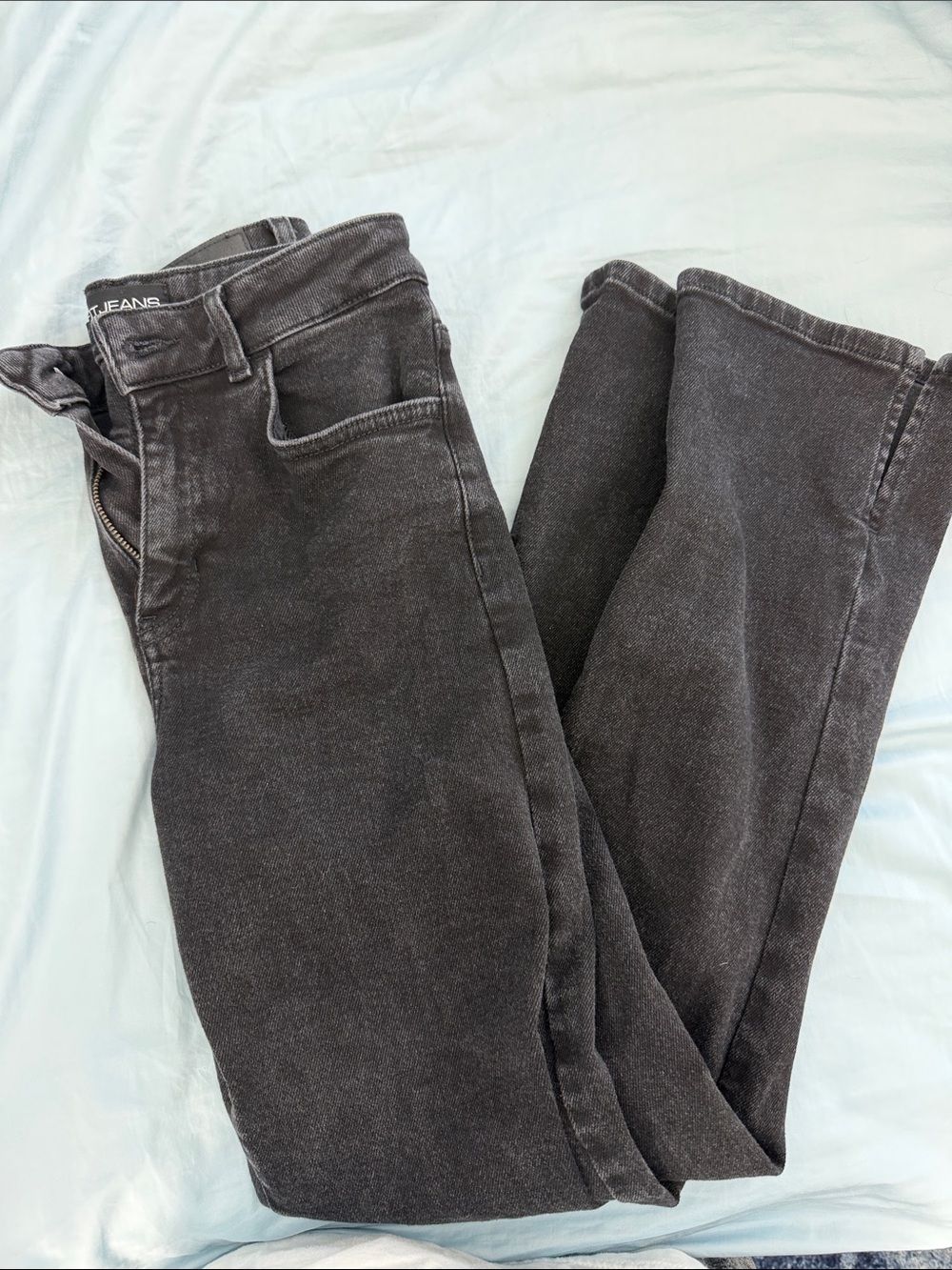 FITJEANS Black Wide Leg Jeans